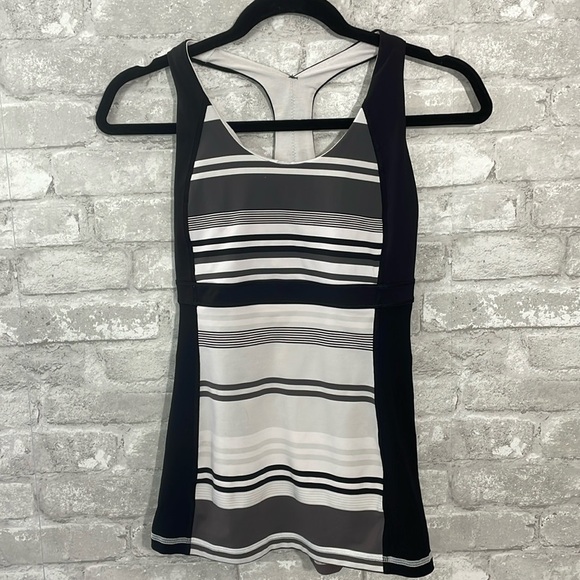 Lululemon Run: Fast Track Tank
Groovy Stripe Nimbus / Black - Picture 1 of 6